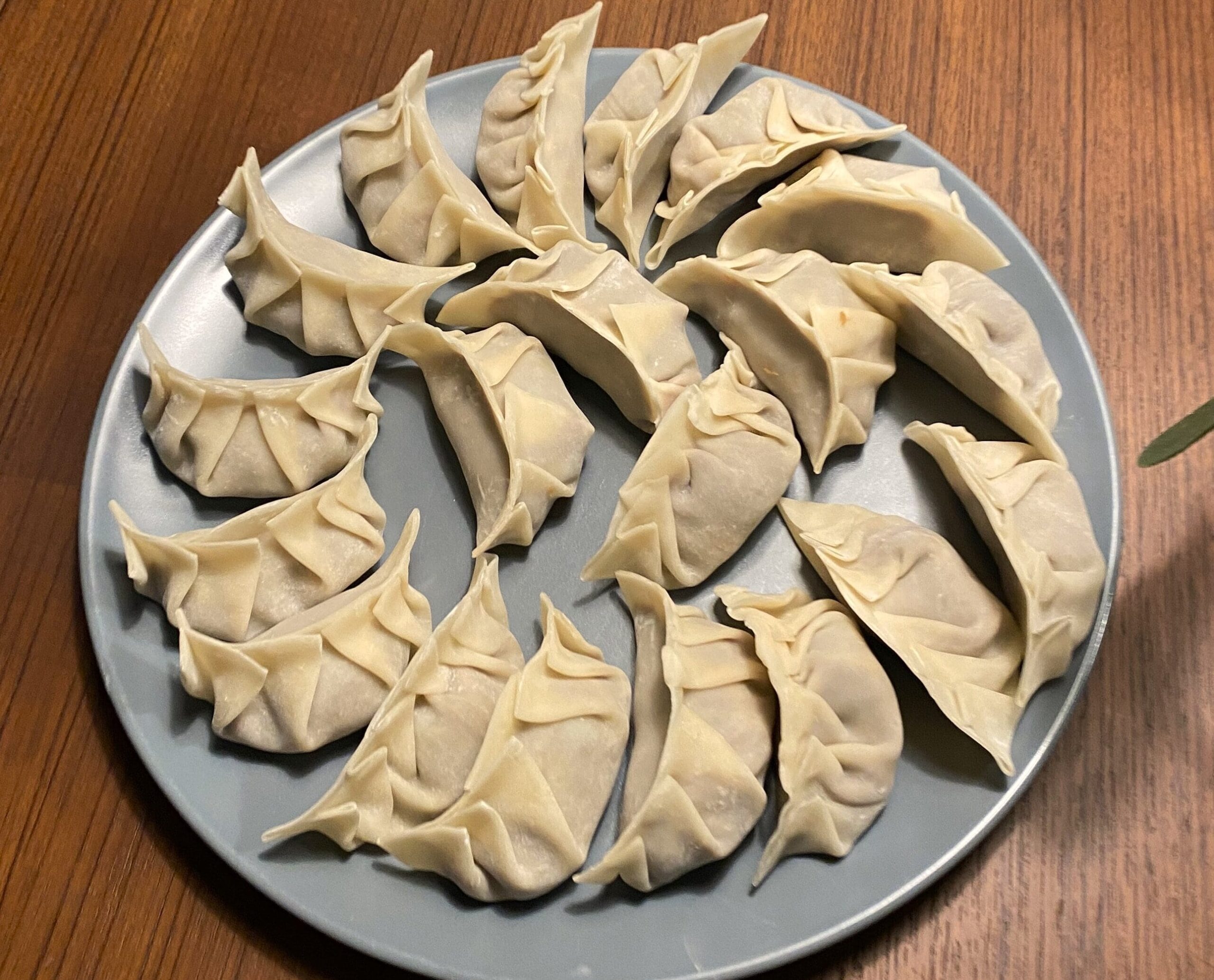 Knapperige gyoza met varkensvlees