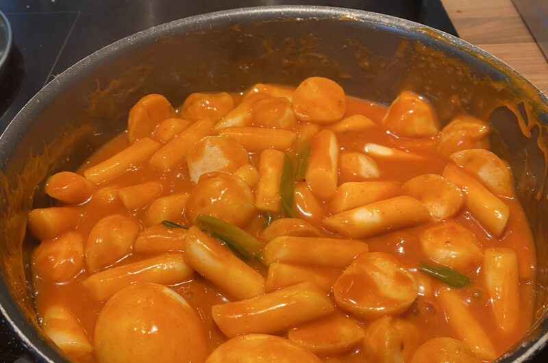 Tteokbokki (pittige rijst cakes)