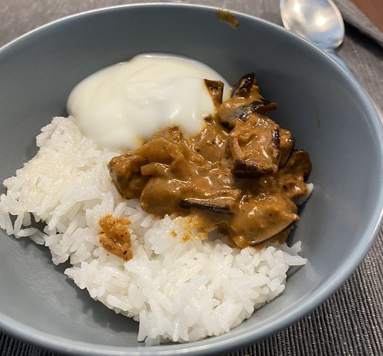 Aubergine curry